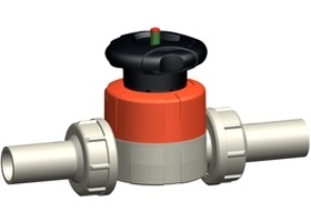 氣動隔膜閥，+GF+標準型 514型隔膜閥 帶SDR11對焊端