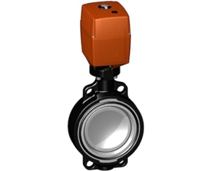 電動蝶閥 +GF+蝶閥 進口蝶閥 140型蝶閥，24V 不帶手動手柄