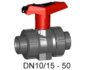 瑞士+GF+ 546型球閥，日標(biāo)PVC-U手動球閥, 帶可鎖定手柄