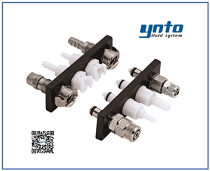 Multi–Mount 多管道面板系列接頭，CPC塑料快速接頭 Multi-Mount Series